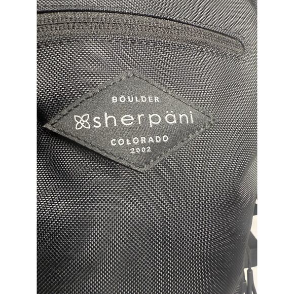 Sherpani Vespa Backpack Black Nylon Travel Daypack Laptop Bag Women's O/S NWOT - Picture 6 of 16